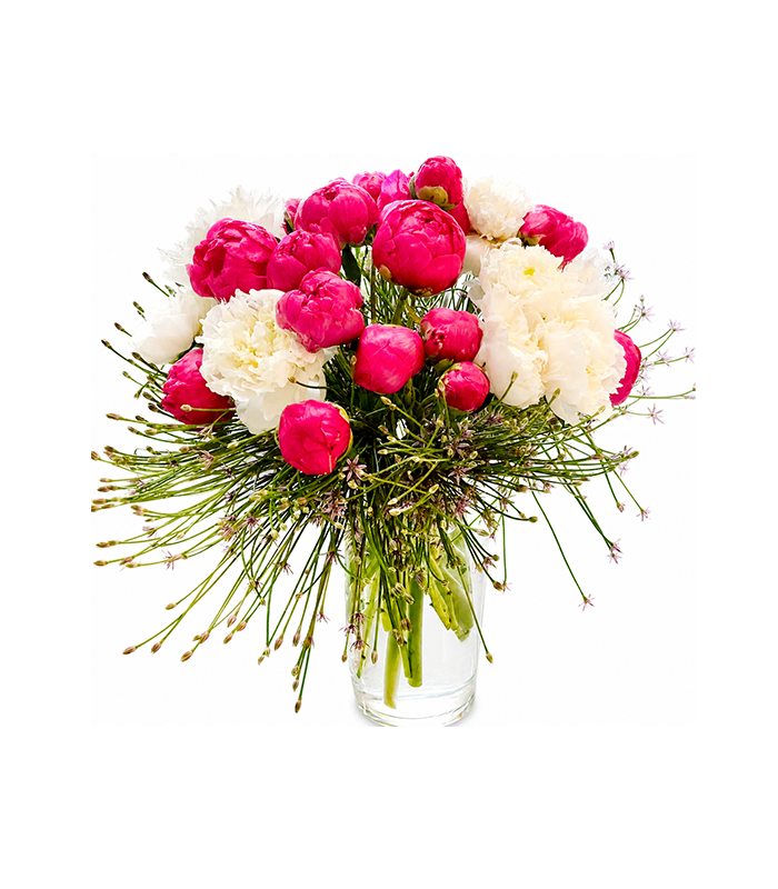 Peonies Garden – Premium Deluxe Arrangement (Commercial)