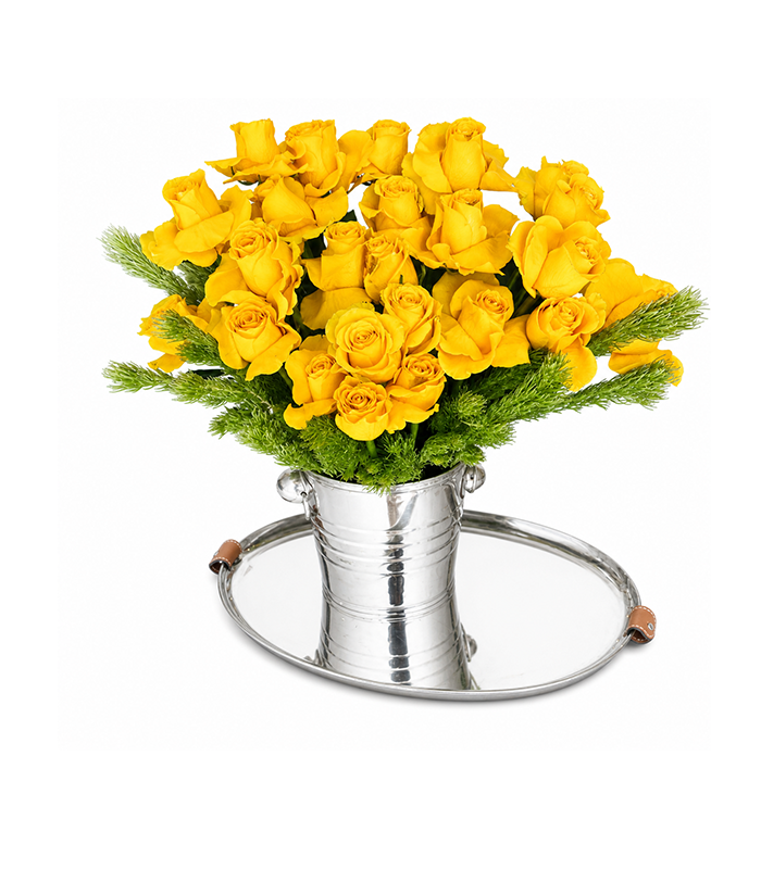 Shades of Yellow Garden – Deluxe Arrangement (Commercial)